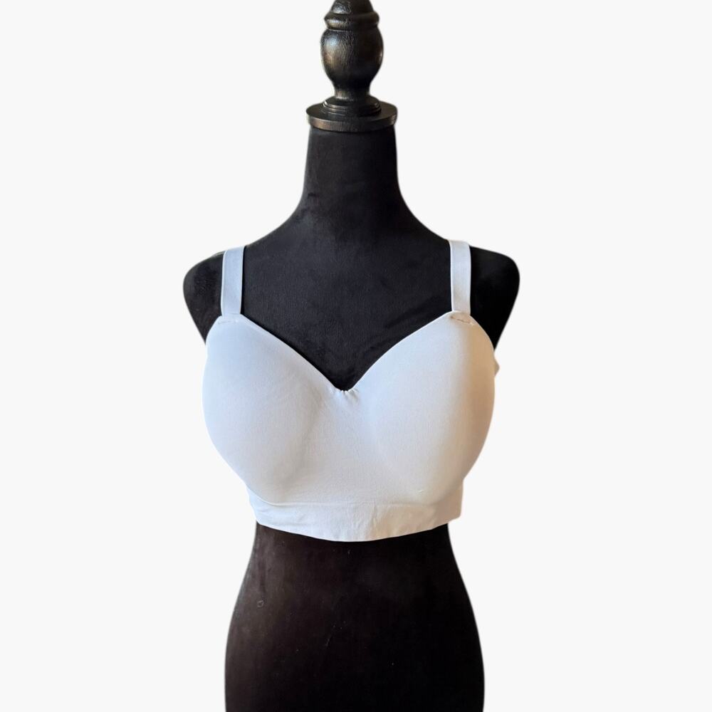 Truekind White Supportive Comfort Wireless Shaping Bra Size XL